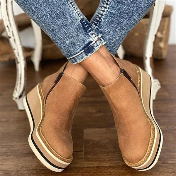 Women's Minimalist Ankle Boots – Office & Casual