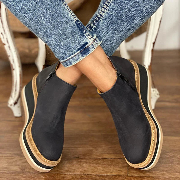 Women's Minimalist Ankle Boots – Office & Casual