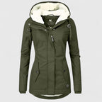 Women's Hooded Everyday Jacket – Office & Casual – Green