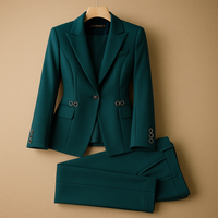 Women's Tailored Blazer and Pants Set | Professional Office Attire | Available in Multiple Sizes