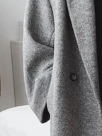 Women's Cotton Blend Tailored Overcoat