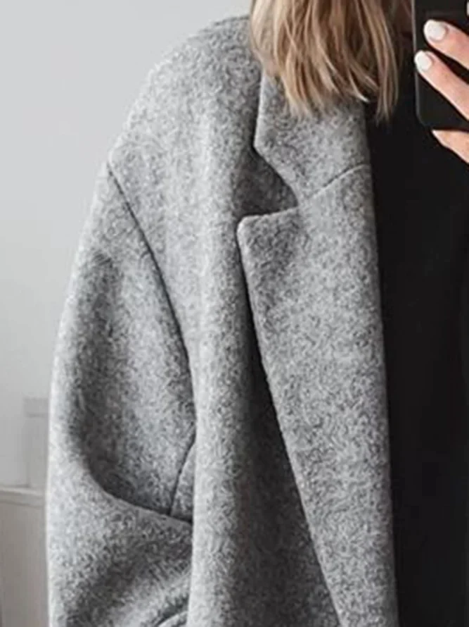 Women's Cotton Blend Tailored Overcoat