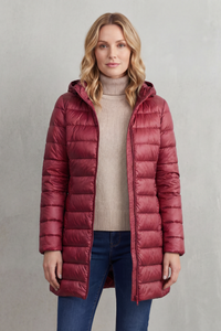 Women's Ultra-Lightweight Hooded Down Jacket