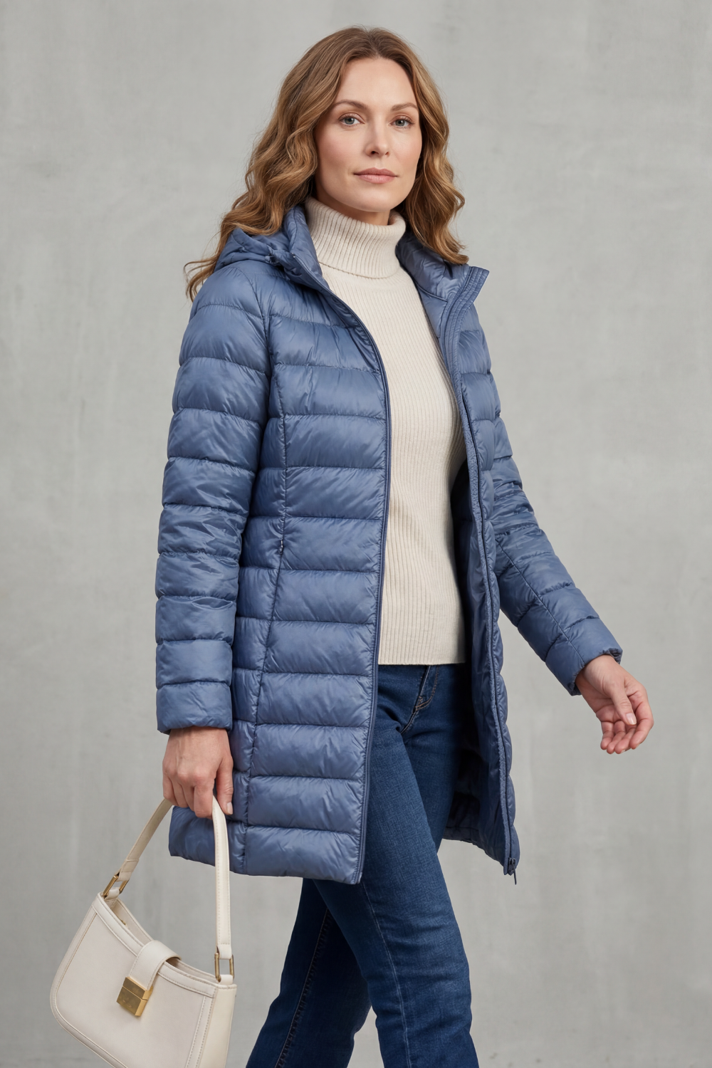 Women's Ultra-Lightweight Hooded Down Jacket