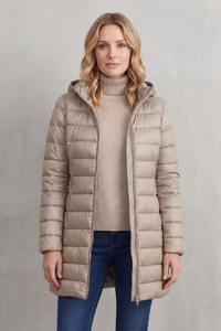 Women's Ultra-Lightweight Hooded Down Jacket