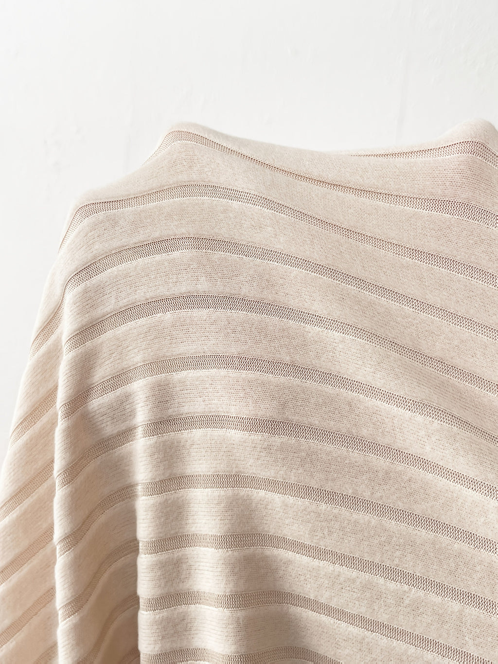 Women's Apricot Ribbed Lounge Set with Wide-Leg Trousers