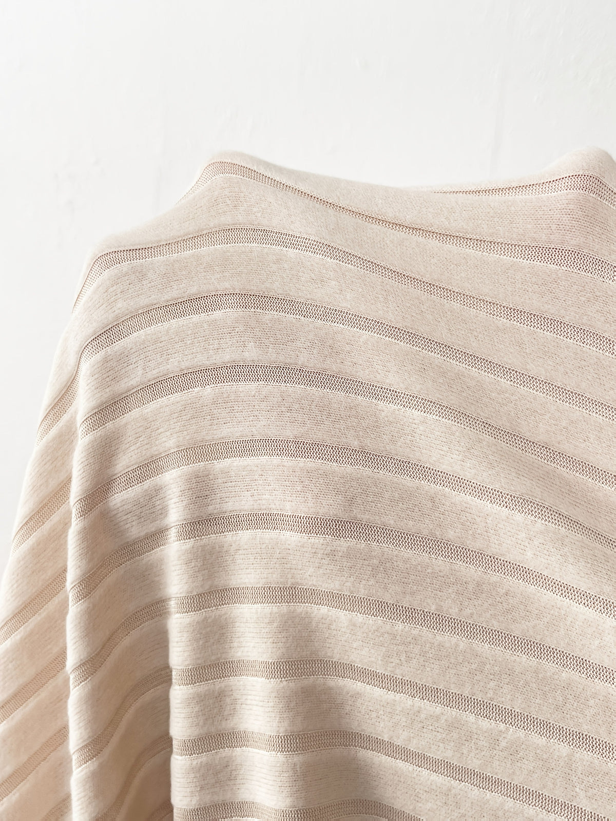 Women's Apricot Ribbed Lounge Set with Wide-Leg Trousers