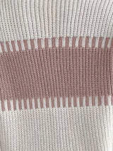 Women's Colour Block Striped Jumper – Drop Shoulder