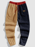 Men's Colour Block Hooded Two-Piece Lounge Set