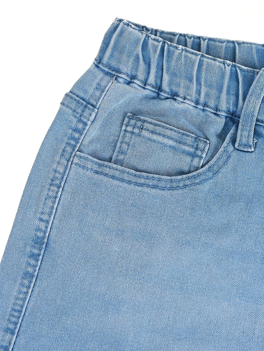 Women's High-Waisted Wide-Leg Stretch Trousers