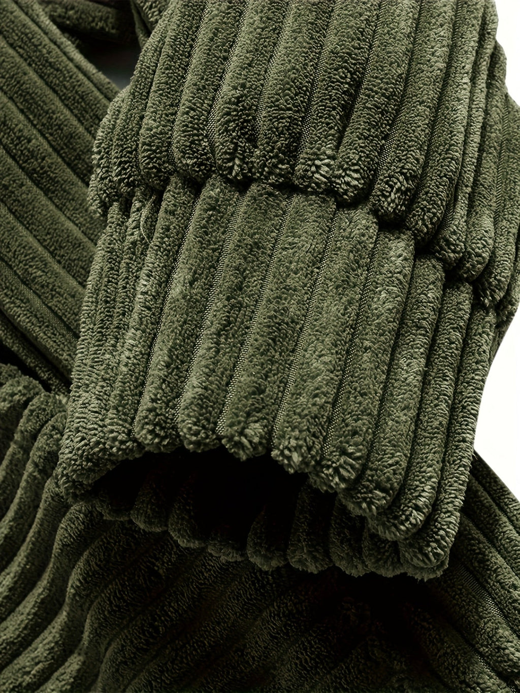 Unisex Ribbed Pullover Hoodie – Relaxed Fit
