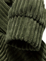 Unisex Ribbed Pullover Hoodie – Relaxed Fit
