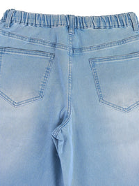 Women's High-Waisted Wide-Leg Stretch Trousers