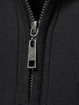 Men's Quarter-Zip Stand Collar Jumper