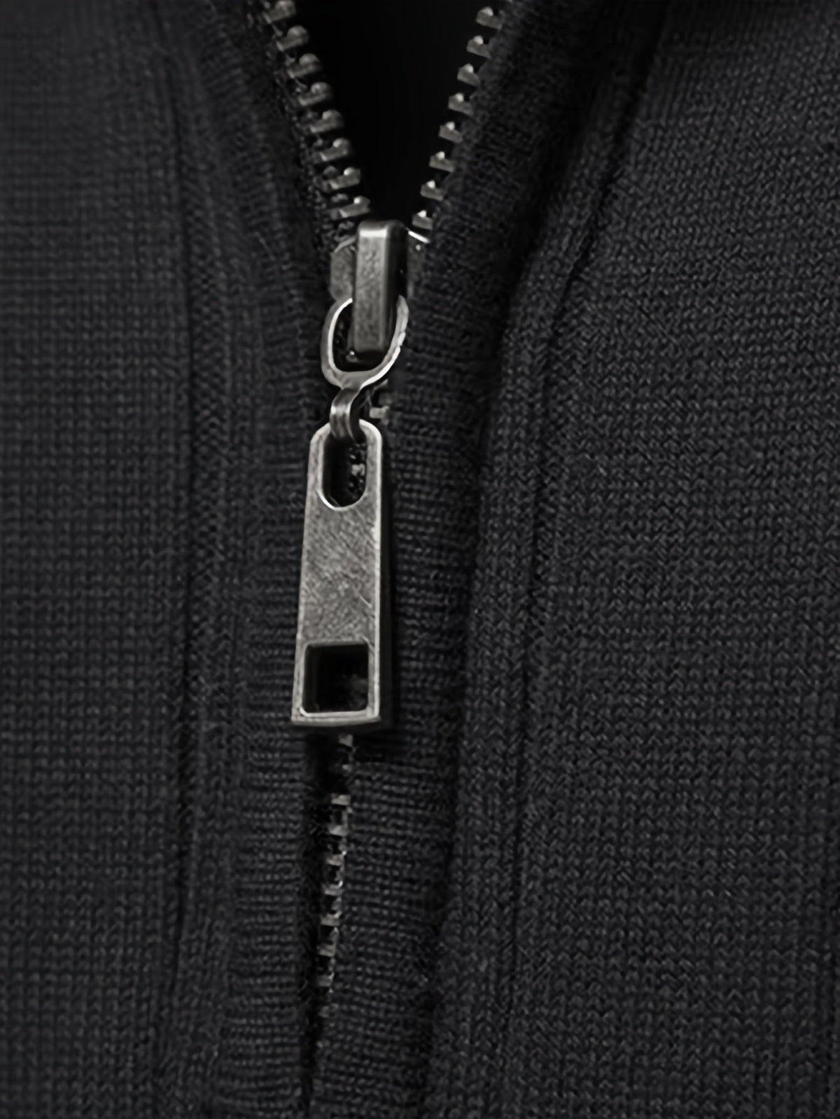 Men's Quarter-Zip Stand Collar Jumper