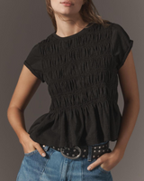 Ruffle Top Blouse - Lightweight Fabric - Casual Wear - Available in Multiple Colors