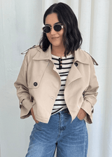 Short Trench Coat – Casual, Office Wear