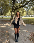 Short Trench Coat – Casual, Office Wear